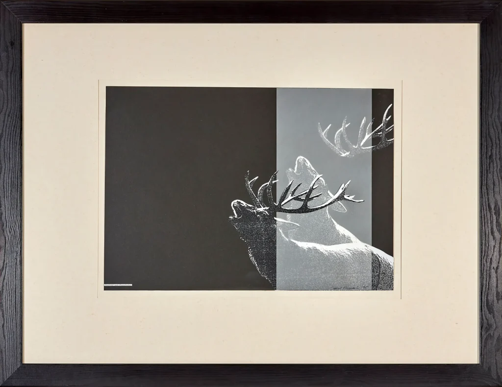 „Doublette“, 1995 von Bärbel Niemezek aus der Kunstsammlung Arnoldina im Schmankerlwirt Vorderweißenbach
