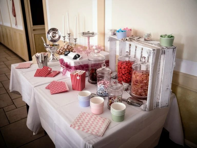 Hochzeits-Candybar beim Schmankerlwirt in Vorderweißenbach im Mühlviertel