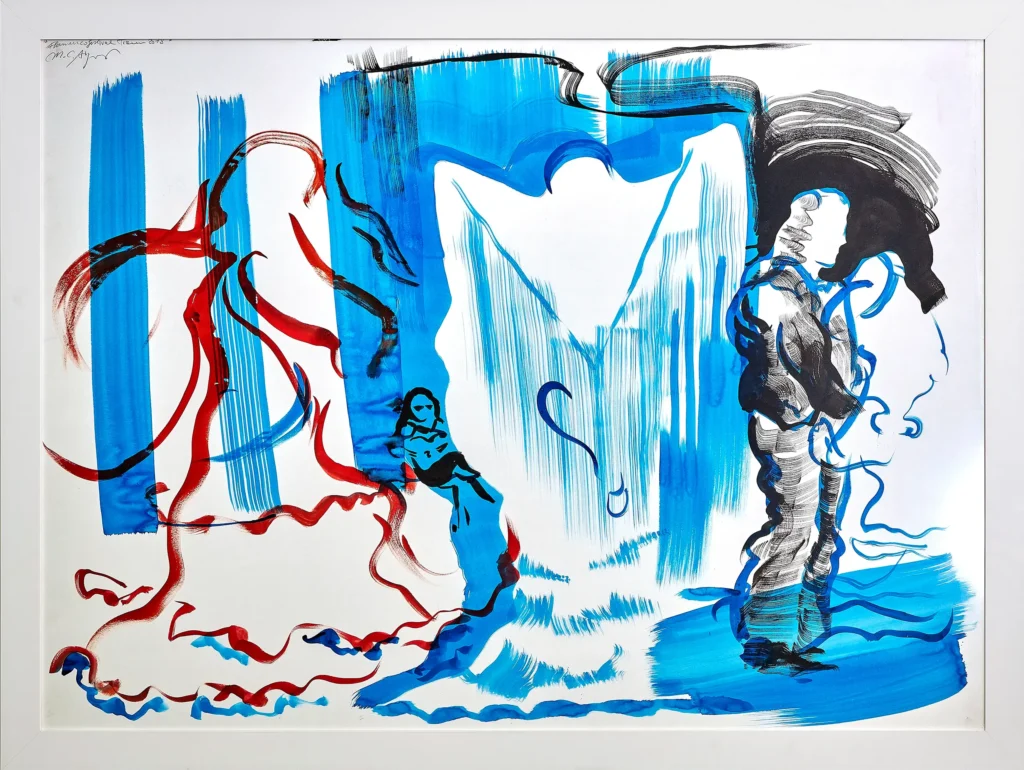 „Flamenco Festival Traun“ 2018 von Matthias Claudius Aigner aus der Kunstsammlung Arnoldina im Schmankerlwirt Vorderweißenbach