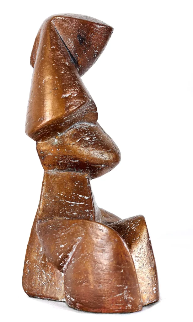 „Sitzende“, 2000 von Peter Wahl aus der Kunstsammlung Arnoldina im Schmankerlwirt Vorderweißenbach