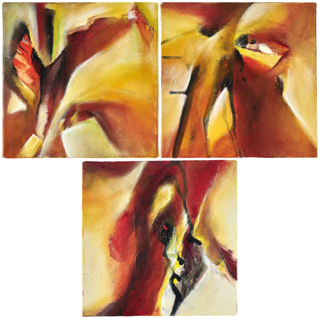 „Ohne Titel“, 2 von Regina Wahlmüller aus der Kunstsammlung Arnoldina im Schmankerlwirt Vorderweißenbach