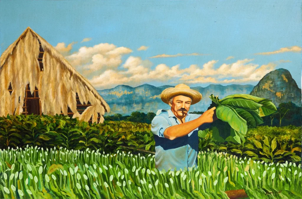 „Tarde en vueltabajo“, 2004 von Sergio Luis Valdis Trujillo aus der Kunstsammlung Arnoldina im Schmankerlwirt Vorderweißenbach