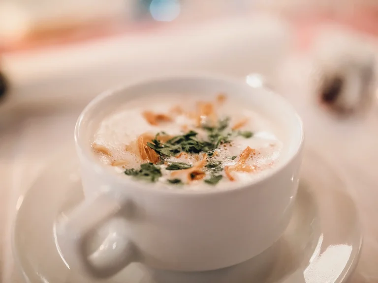 Karottenschaumsuppe beim Schmankerlwirt in Vorderweißenbach im Mühlviertel