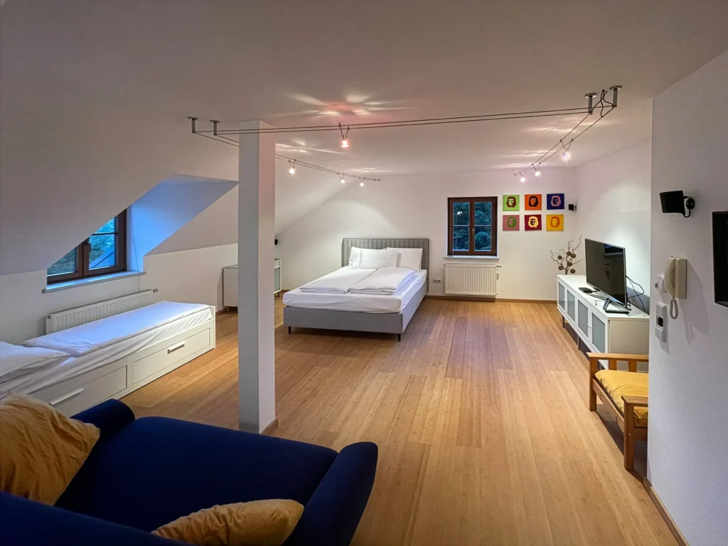 Familysuite Bett im Schmankerlwirt in Vorderweißenbach im Mühlviertel