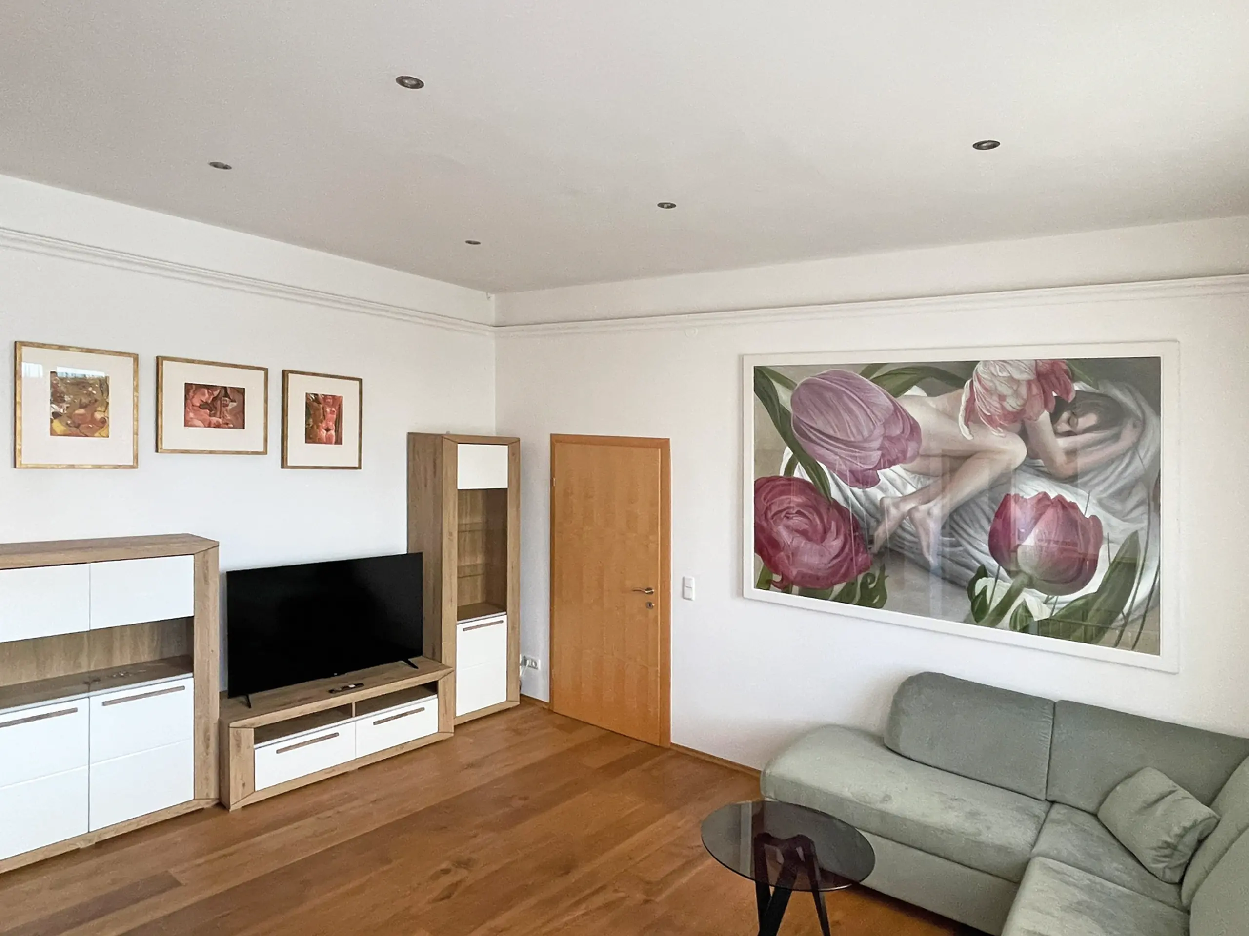 Rosensuite Wohnzimmer im Schmankerlwirt in Vorderweißenbach im Mühlviertel